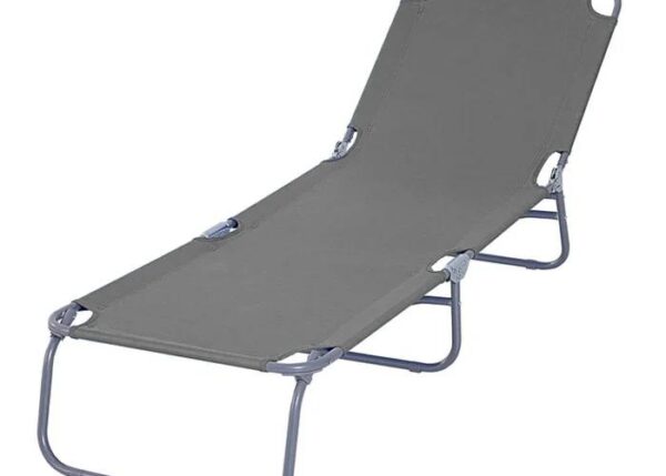 LETTINO MARE PIEGHEVOLE ACC/TXT 188X55X24 GRIGIO ART.3310585
