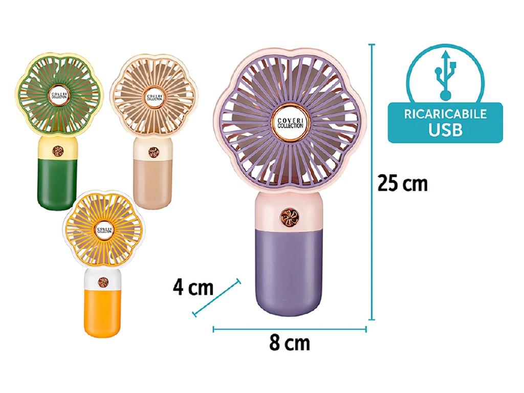 VENTILATORE PORTATILE RICARICABILE USB 8X4X25CM DD8155E 4COL ART.39652428 VENTILATORE PORTATILE RICARICABILE USB 8X4X25CM DD8155E 4COL ART.39652428