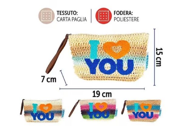 POCHETTE MARE 19X7X15CM M.16125 4ASS ART.4134794