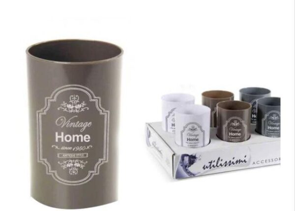 PORTASPAZZOLINO PLASTICA HOME VINTAGE COL. ASS.