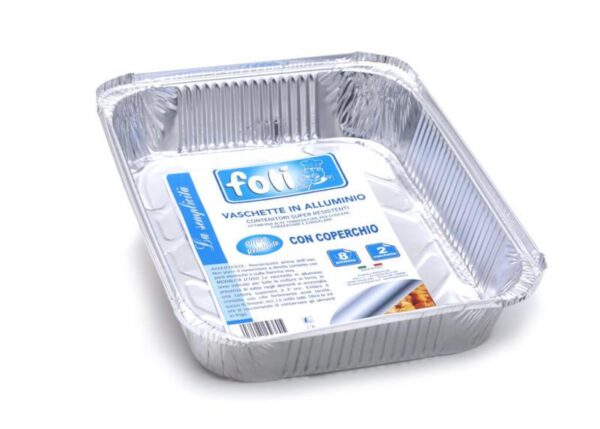 FOLI' PACK CONT. ALLUMINIO C/C 8PORZ. 2PZ ART.360