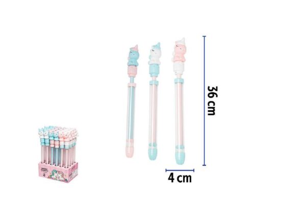 TUBO SPARA ACQUA 3ASS 36,6CM M.317 UNICORNO ART.6737021