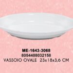 VASSOIO OVALE MC 23X18X3,6CM CH E33509