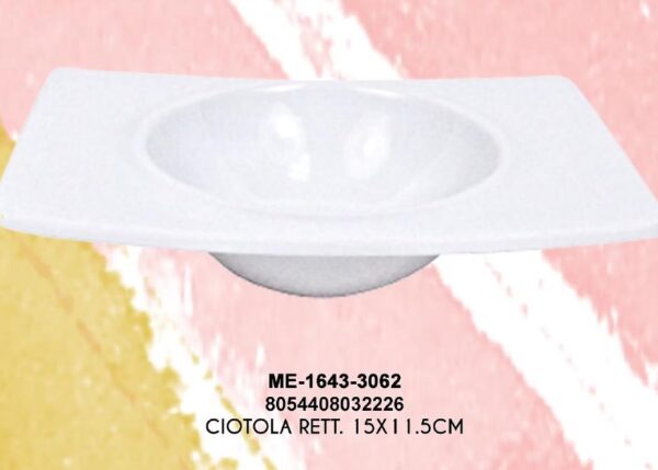CIOTOLA RETTANGOLARE MC 15X11X5CM CH E34701