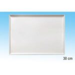 VASSOIO RETTANGOLARE MEL 30X20,5CM BIANCO 81433