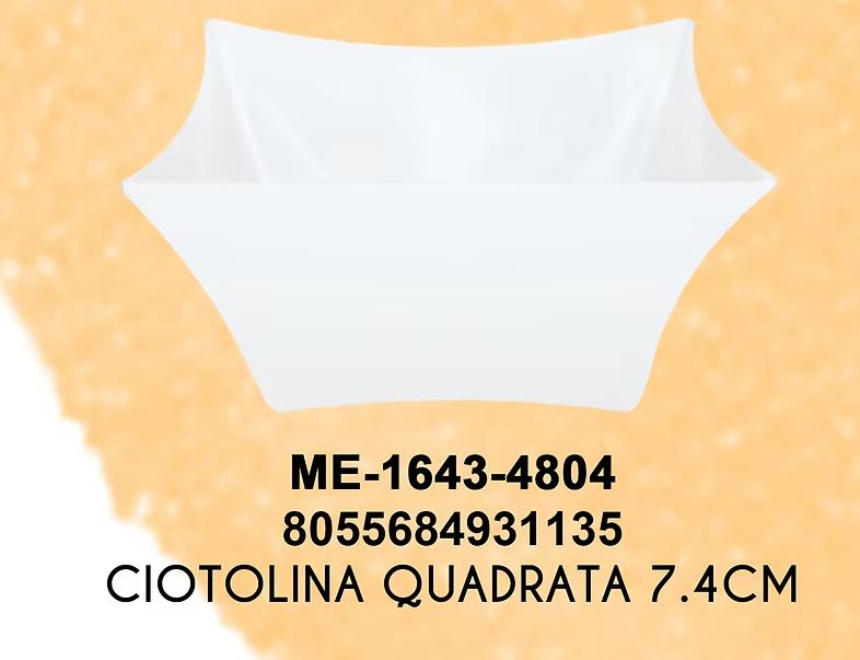 CIOTOLA QUADRATA MEL 7,4X7,4CM BIANCO CIOTOLA QUADRATA MEL 7,4X7,4CM BIANCO