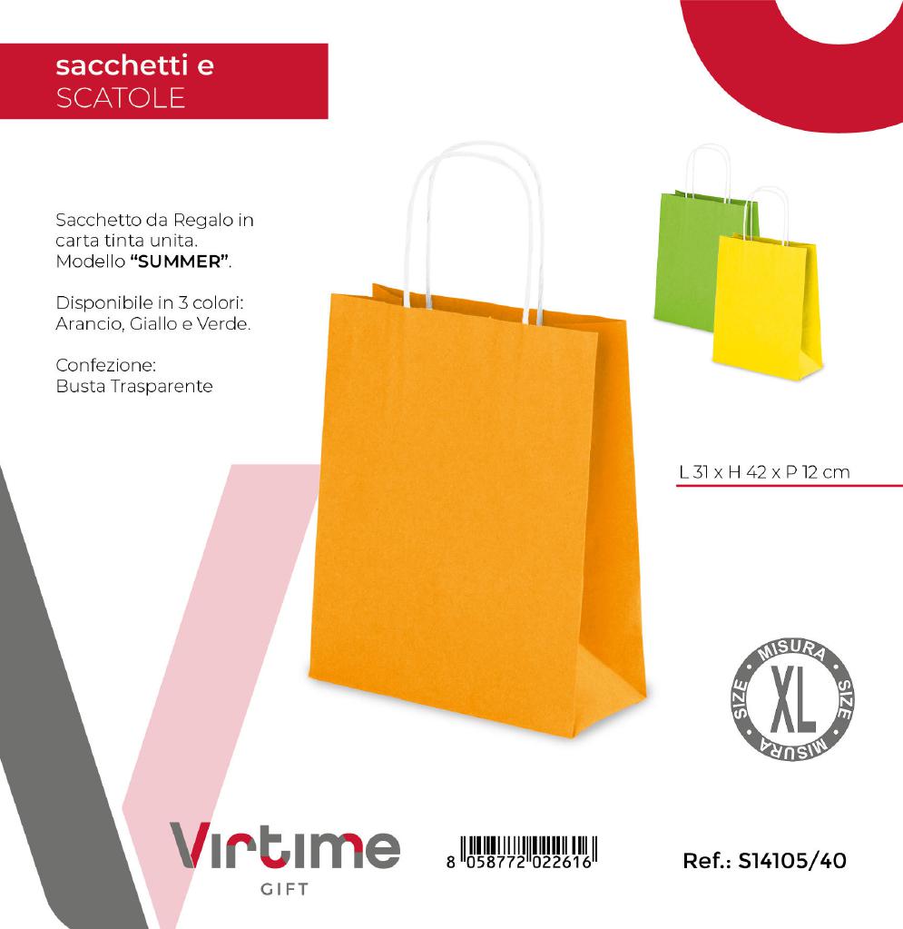 BUSTA REGALO CARTA 31X42X12CM - 3. COL. SUMMER CLR ART.S14105/40 BUSTA REGALO CARTA 31X42X12CM - 3. COL. SUMMER CLR ART.S14105/40
