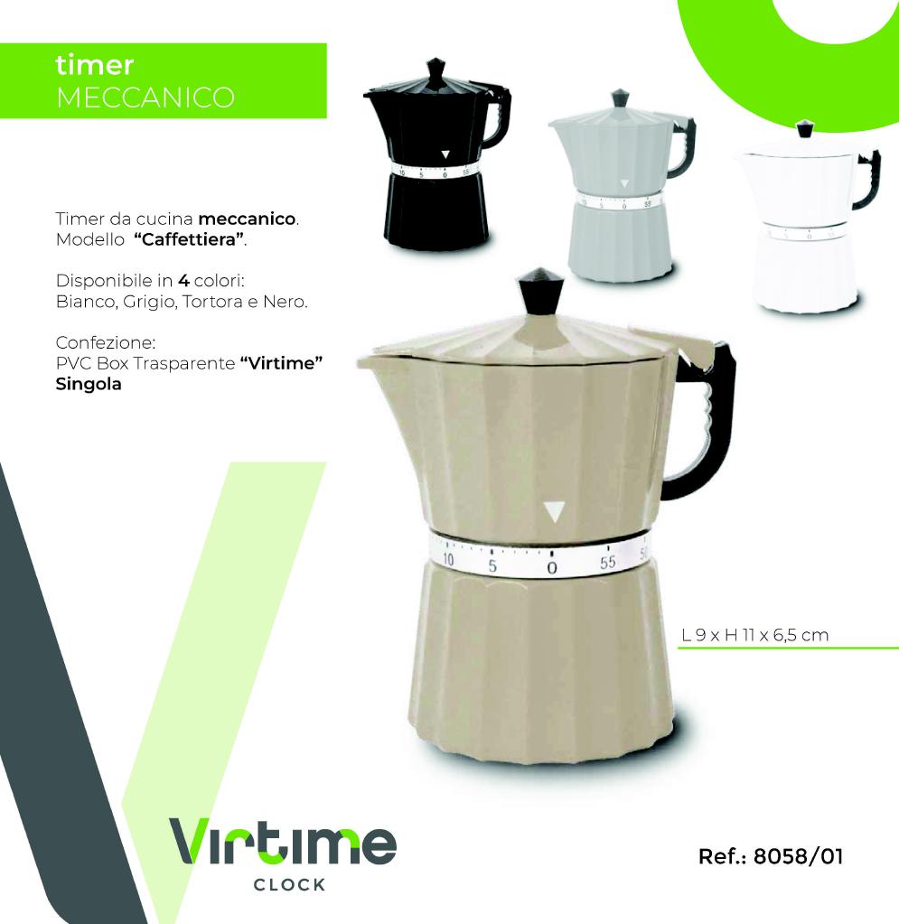 TIMER CUCINA "CAFFETTIERA" 4 COL. ASS. ART.8058/01 TIMER CUCINA "CAFFETTIERA" 4 COL. ASS. ART.8058/01