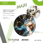 OROLOGIO PARETE MDF ACRYLIC D.80 WOMAN 2 SOG.ASS. ART.1163/02