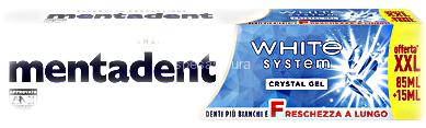 MENTADENT DENTIFRICIO 100ML CRYS.GEL XXL