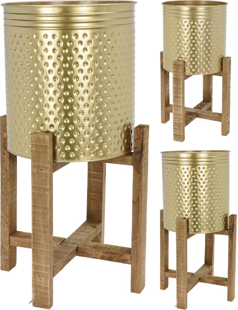 VASO METAL ORO C/SUPPORTO GRANDE ART.FZ3000490 VASO METAL ORO C/SUPPORTO GRANDE ART.FZ3000490