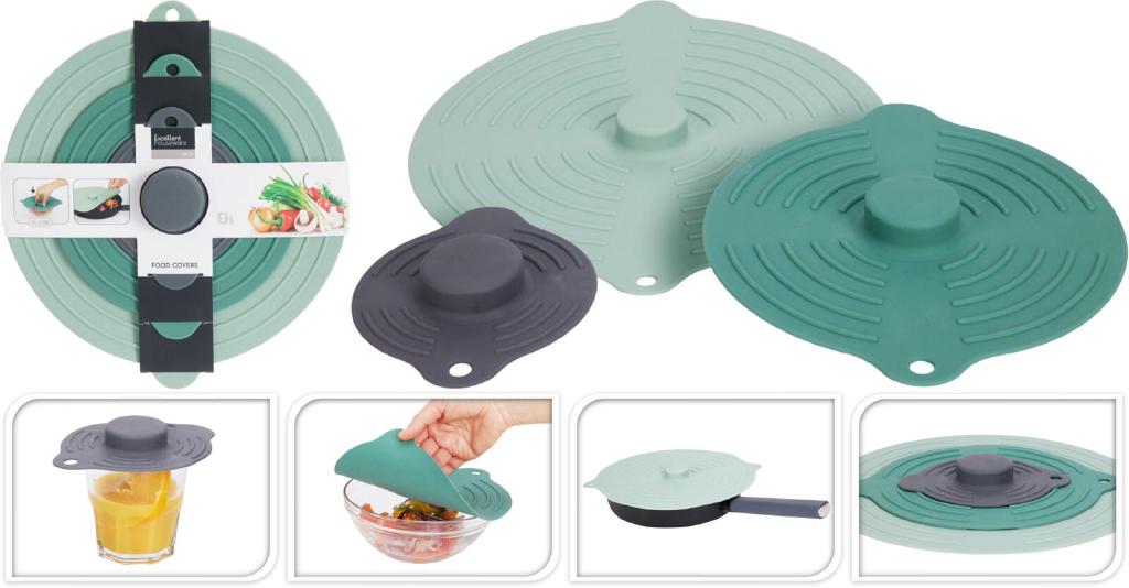 COPERCHIO SILICONE SET 3PZ ART.170492480 COPERCHIO SILICONE SET 3PZ ART.170492480
