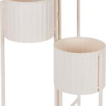 SUPPORTO 3 VASI METALLO BIANCO ART.NB1510930