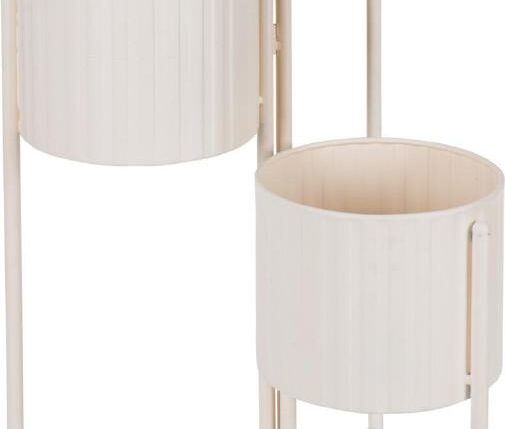 SUPPORTO 3 VASI METALLO BIANCO ART.NB1510930