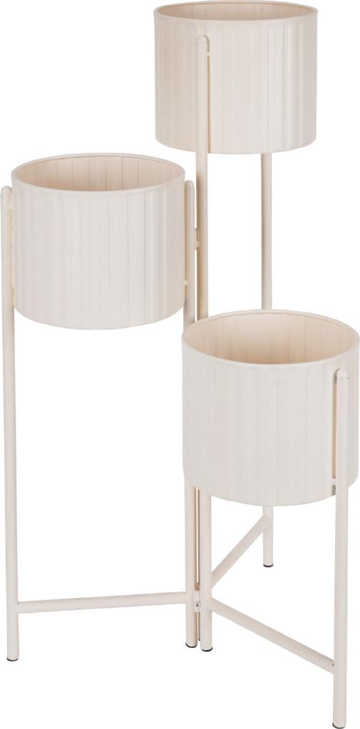 SUPPORTO 3 VASI METALLO BIANCO ART.NB1510930 SUPPORTO 3 VASI METALLO BIANCO ART.NB1510930