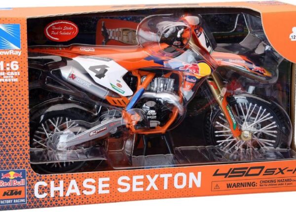 REDBULL KTM 450 SX-F CHASE SEXTON N.4 SCALA 1:6 ART.49743