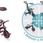 GLOBBER TRICICLO EXPLORER TRIKE 4IN1 - ROSA NEON ART.IDD632-110