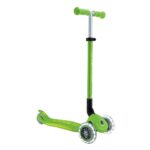 GLOBBER MONOPATTINO TRE RUOTE LUMINOSE PER BAMBINI MELA VERDE/ LIMONE VERDE ART.IDD439-606