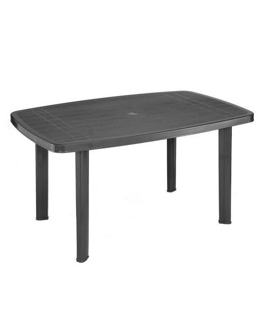 TAVOLO RETT. FARO ANTRACITE 137X85X72CM TAVOLO RETT. FARO ANTRACITE 137X85X72CM
