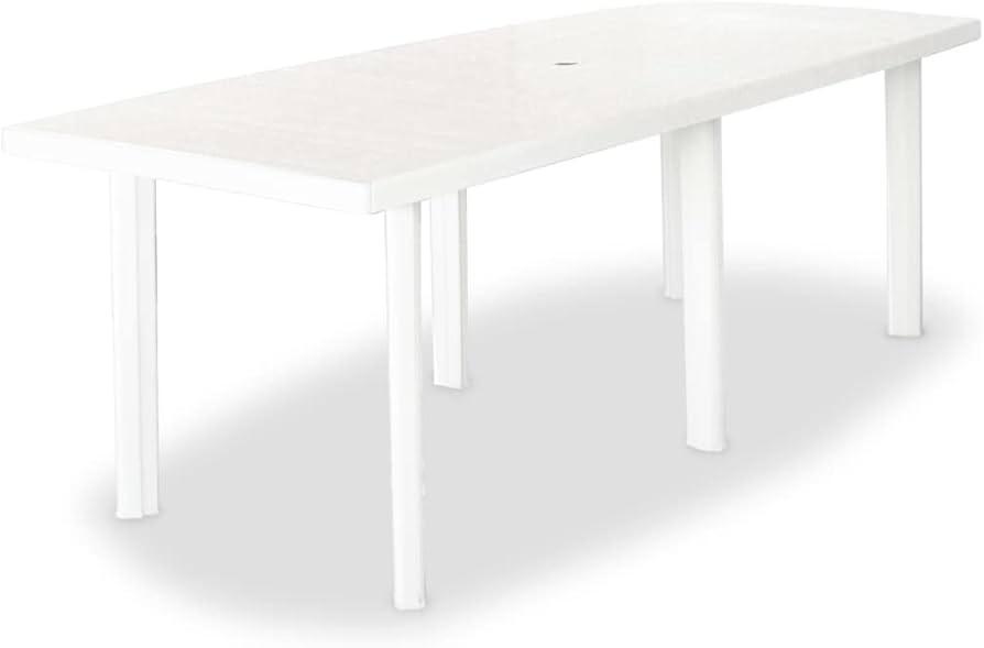 TAVOLO ALLUNGABILE TRIO IN PLASTICA COLORE BIANCO CM 180 - 216X90X72 H TAVOLO ALLUNGABILE TRIO IN PLASTICA COLORE BIANCO CM 180 - 216X90X72 H