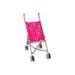 PASSEGGINO IN METALLO L60CM ROSA ART.42548