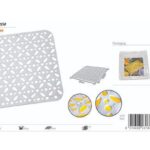 TAPPETO DOCCIA ELITE BRONZO.-3184-