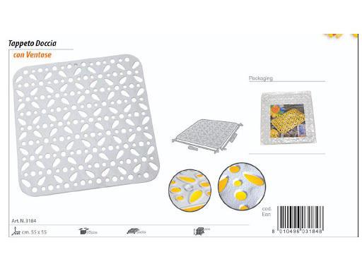 TAPPETO DOCCIA ELITE BRONZO.-3184- TAPPETO DOCCIA ELITE BRONZO.-3184-