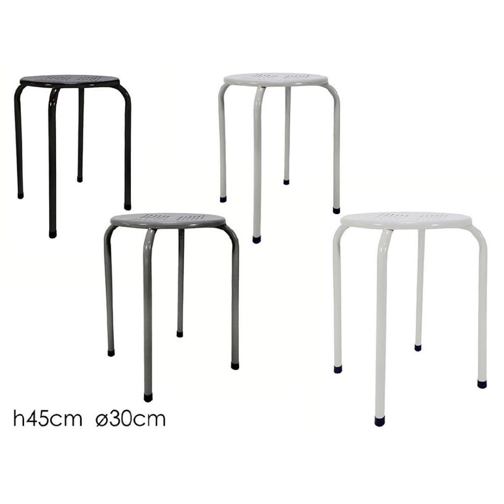 SGABELLO IMPILABILE METALLO 4 ASS ART.765034 SGABELLO IMPILABILE METALLO 4 ASS ART.765034