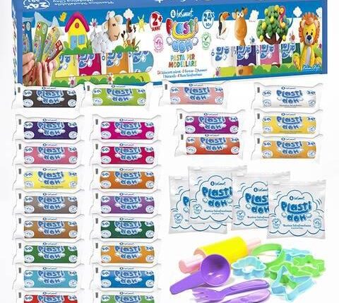BOX PLASTI-DOH 24 COLORI X 50GR BE SMART ART.01050484