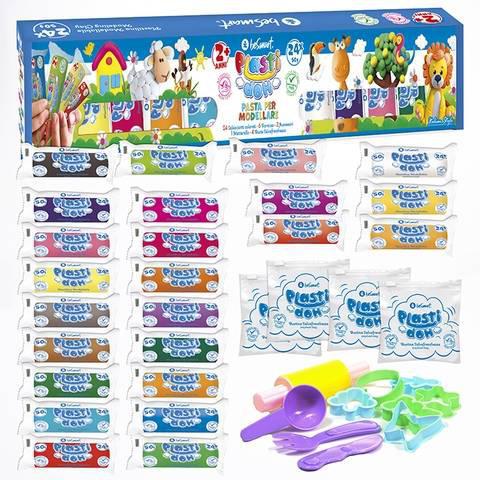 BOX PLASTI-DOH 24 COLORI X 50GR BE SMART ART.01050484 BOX PLASTI-DOH 24 COLORI X 50GR BE SMART ART.01050484