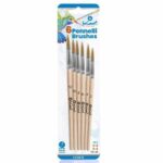 PENNELLI LEGNO 6PZ. PUNTA TONDA 2-4-6-8-10-12 IN BLISTER BE SMART ART.01050487