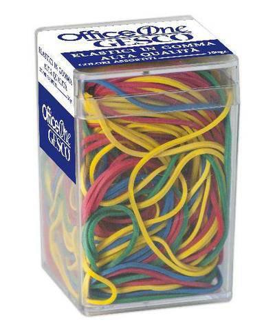 ELASTICI BARATTOLO 100 GR COL.ASSORTITI ART.01050230 ELASTICI BARATTOLO 100 GR COL.ASSORTITI ART.01050230