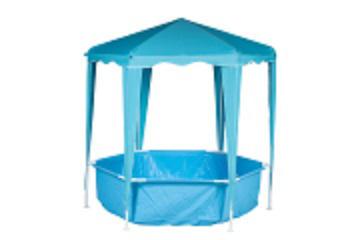 PISCINA ESAG. 90X90X90 C/GAZEBO $ 160 DIAMETRO BLU ART.2050491 PISCINA ESAG. 90X90X90 C/GAZEBO $ 160 DIAMETRO BLU ART.2050491