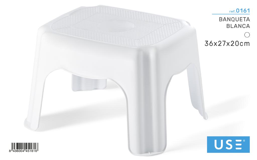 SGABELLO BIANCO 36X27X20CM AT.0161 SGABELLO BIANCO 36X27X20CM AT.0161