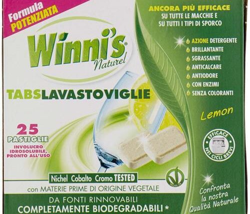 WINNIS LAVASTOVIGLIE TABS 25PZ LIMONE