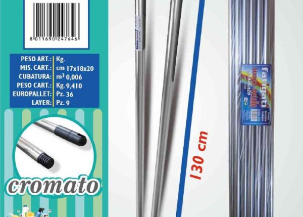 FATIGATI MANICO MET.CROMATO 130CM ART.24764