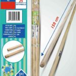 FATIGATI MANICO LEGNO 150 CM.D.22 MM. ART.27465