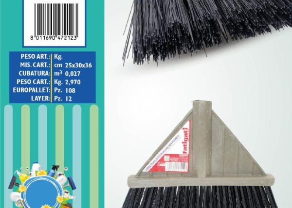 FATIGATI SCOPA TRIANGOLO EUROPA IND.NON PIUMATA ART.47212