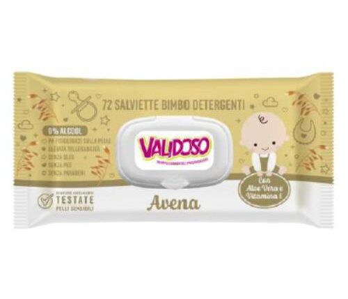 VALIDOSO SALVIETTINE BABY AVENA 72 PZ