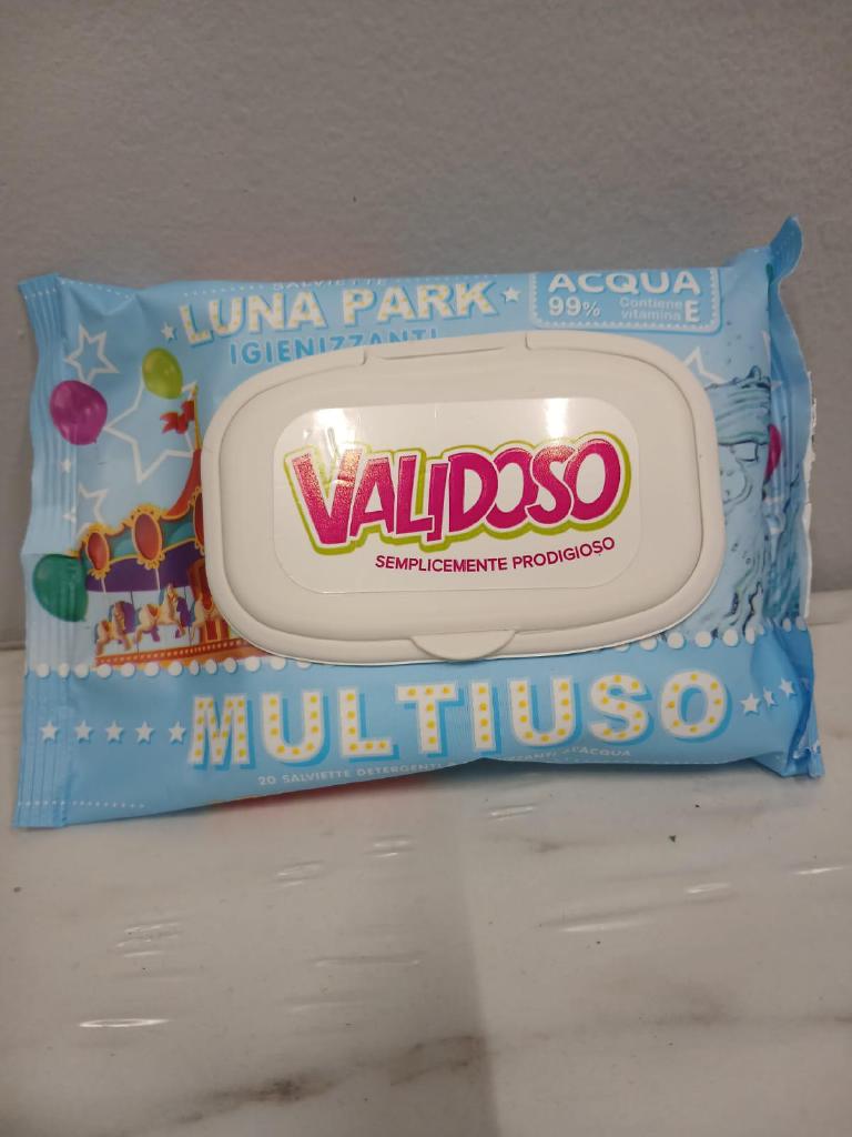 VALIDOSO SALVIETTINE MULTIUSO ACQUA 20 PZ VALIDOSO SALVIETTINE MULTIUSO ACQUA 20 PZ