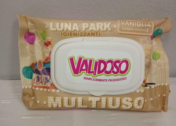 VALIDOSO SALVIETTINE MULTIUSO VANIGLIA 20 PZ