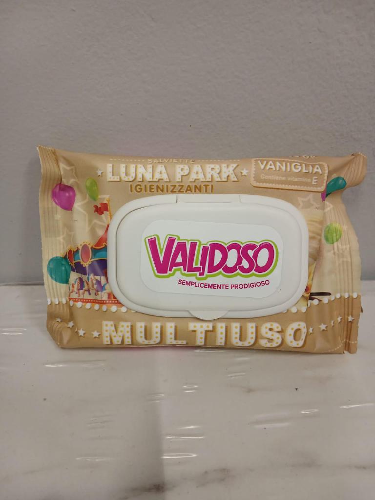 VALIDOSO SALVIETTINE MULTIUSO VANIGLIA 20 PZ VALIDOSO SALVIETTINE MULTIUSO VANIGLIA 20 PZ
