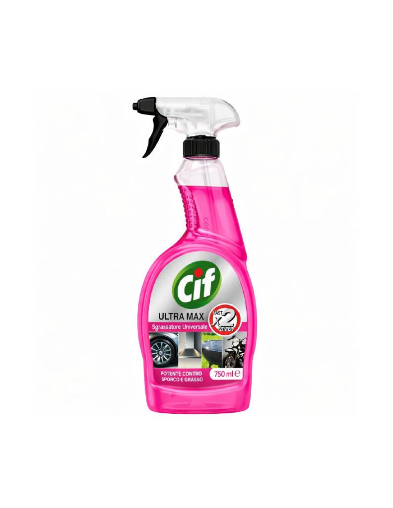 CIF SGRASSATORE SPRAY ULTRA MAX 750 ML ROSA CIF SGRASSATORE SPRAY ULTRA MAX 750 ML ROSA