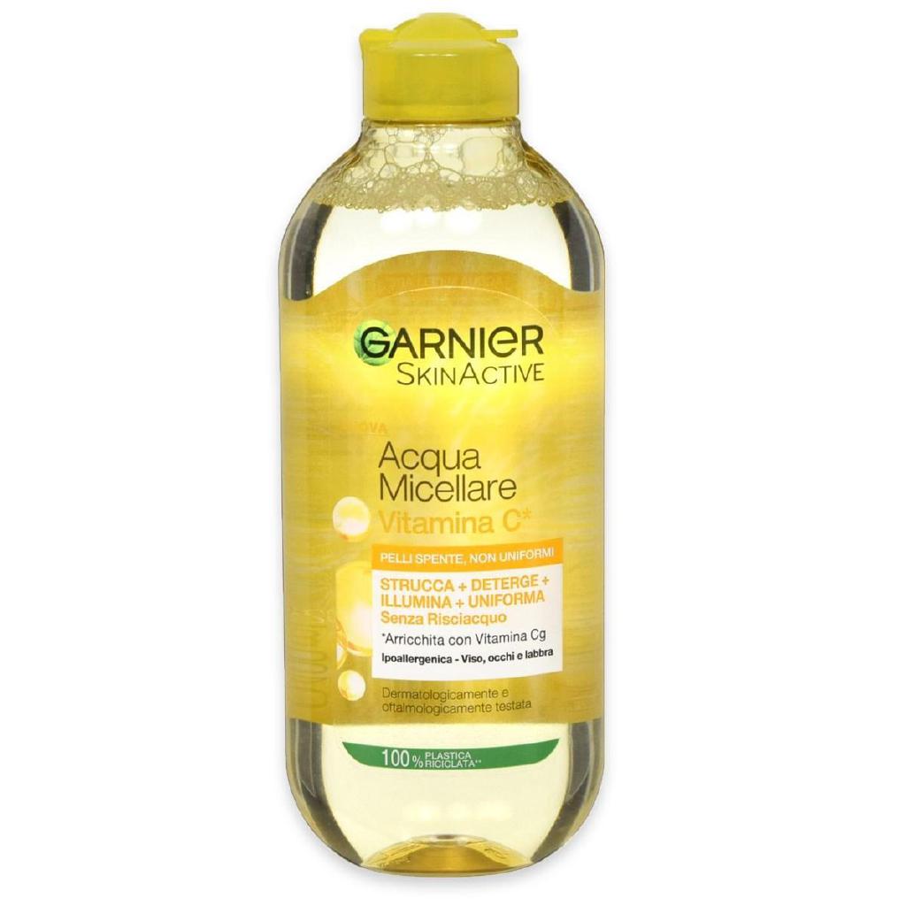GARNIER ACQUA MICELLARE 400ML VITAMINA C GARNIER ACQUA MICELLARE 400ML VITAMINA C