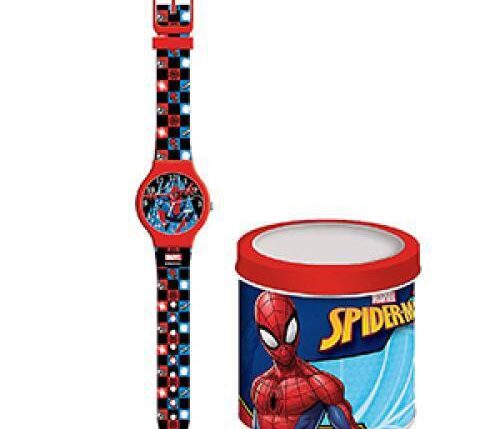 SPIDERMAN OROLOGIO ANALOGICO IN SCATOLA REGALO ART.508447
