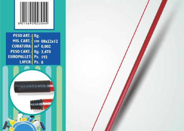 FATIGATI MANICO METALLO PLAST. 120CM ART.00304