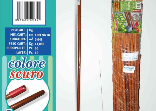 FATIGATI MANICO LEGNO CM.130 COL:SCURO ART.22435