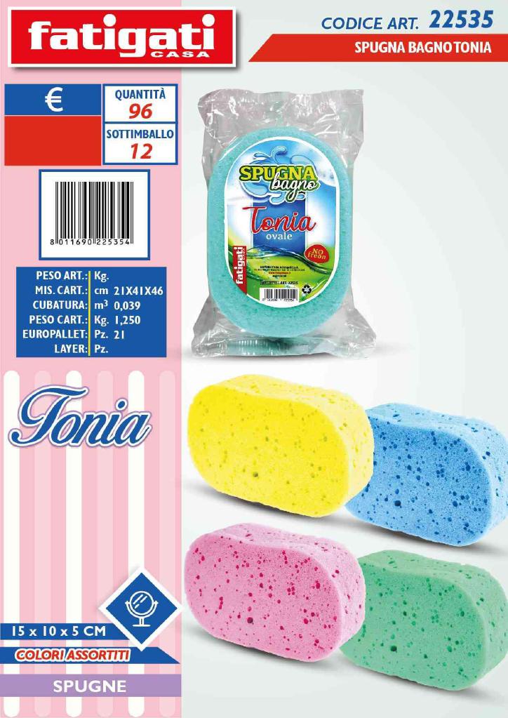 FATIGATI SPUGNA BAGNO OVALE TONIA ART.22535 FATIGATI SPUGNA BAGNO OVALE TONIA ART.22535
