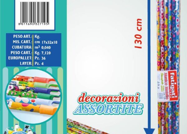 FATIGATI MANICO METALLLO STAMPATO ASS. 130CM ART.32719
