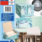 FATIGATI FOGLI EVUALA' X ASCIUGATRICE BLU MARE 12PZ ART.48603